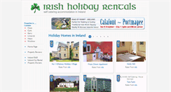 Desktop Screenshot of irishholidayrentals.com